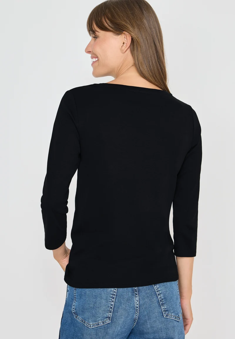 NOS Basic Boatneck, Black