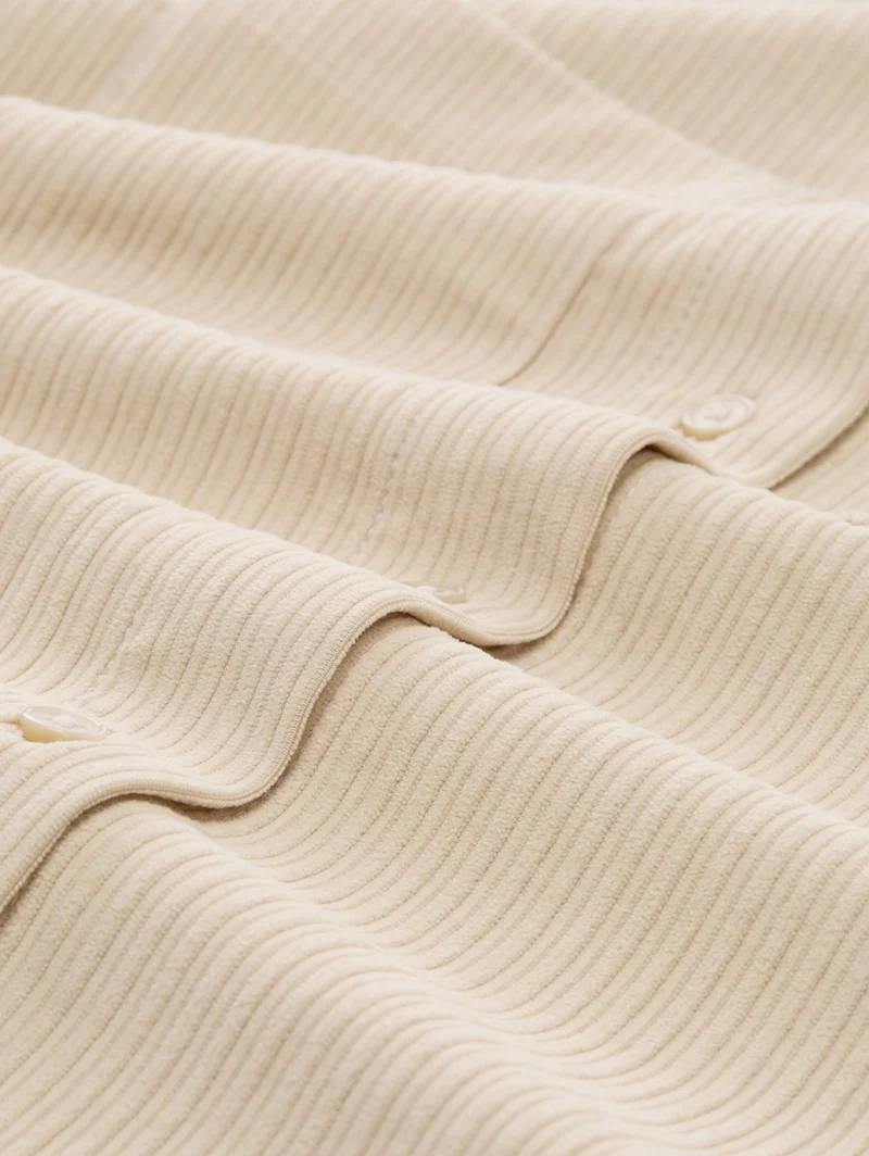 blouse cosy corduroy, sand stone beige