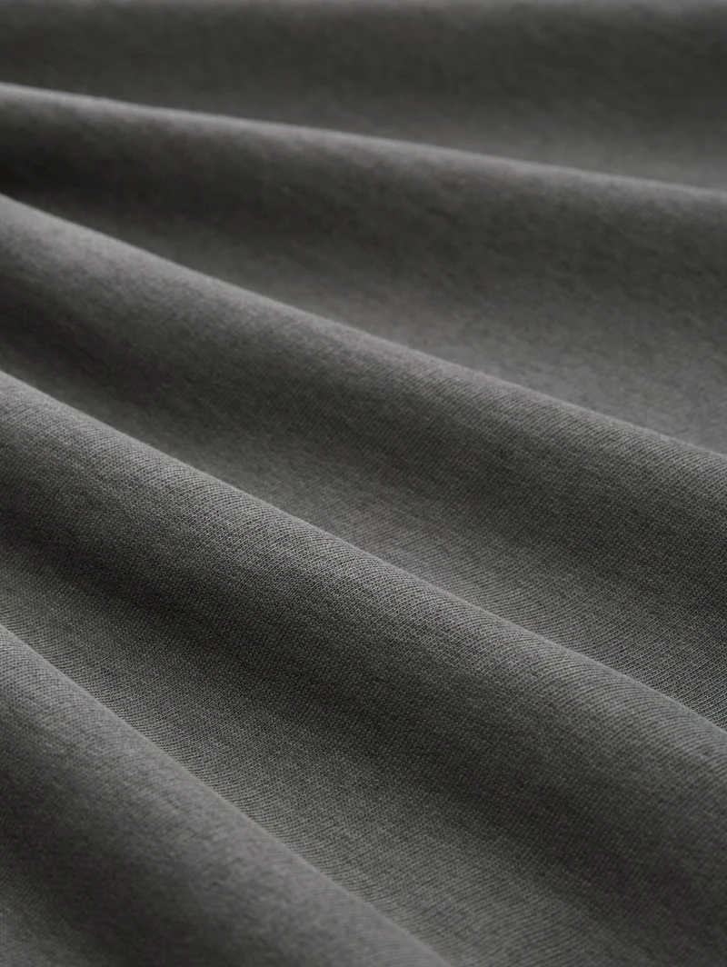 overdyed hoodie with embroider, Black