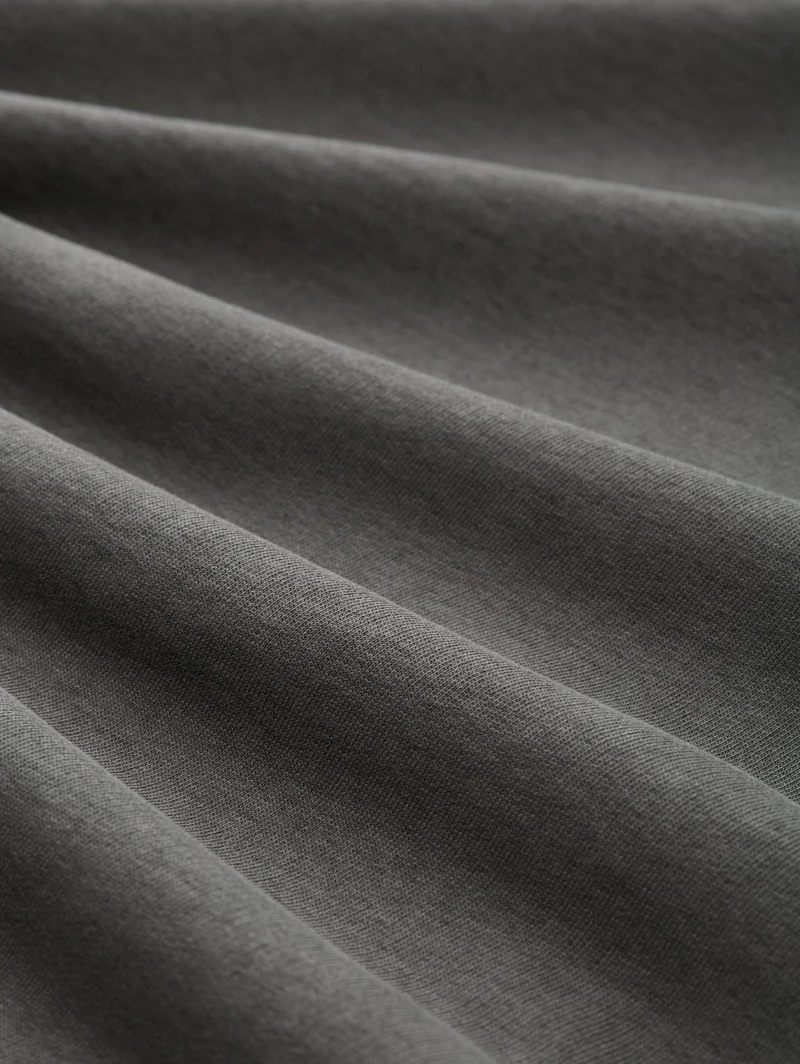 overdyed hoodie with embroider, Black