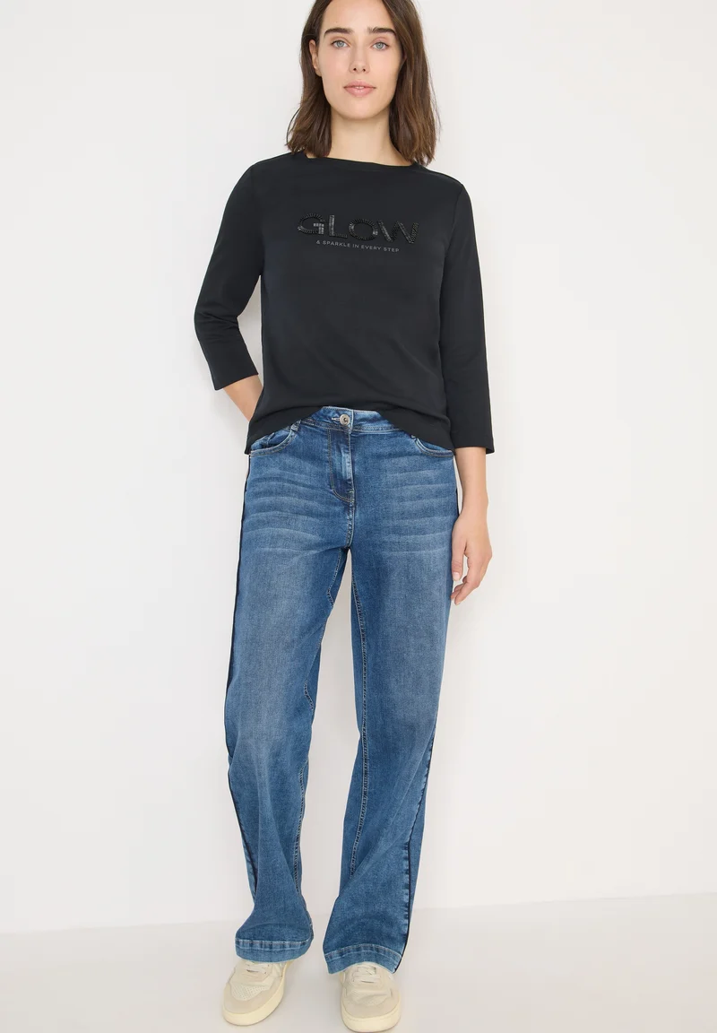 TOS Glow Beads FP T-Shirt, Black