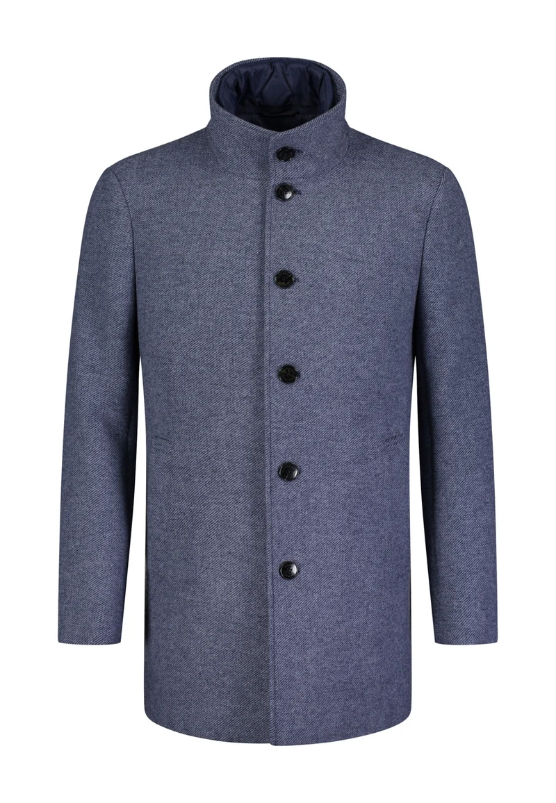 HERREN-MAENTEL WOLLE, BLUE