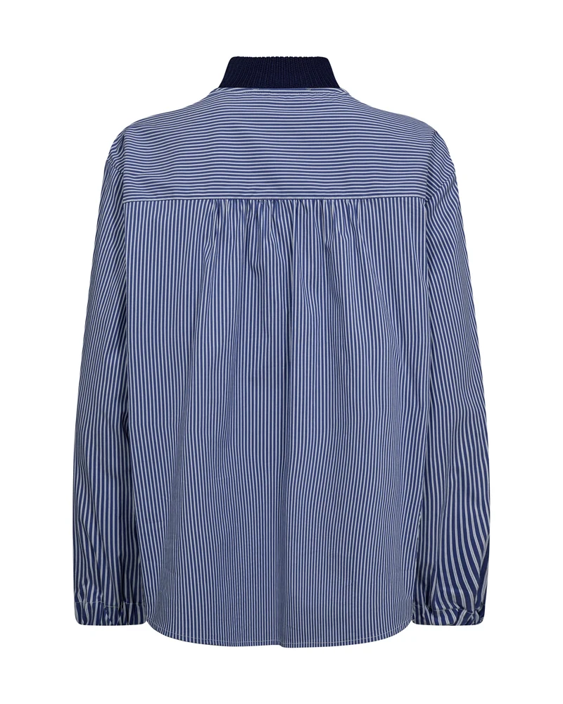MMJuella LS Stripe Combi Knit