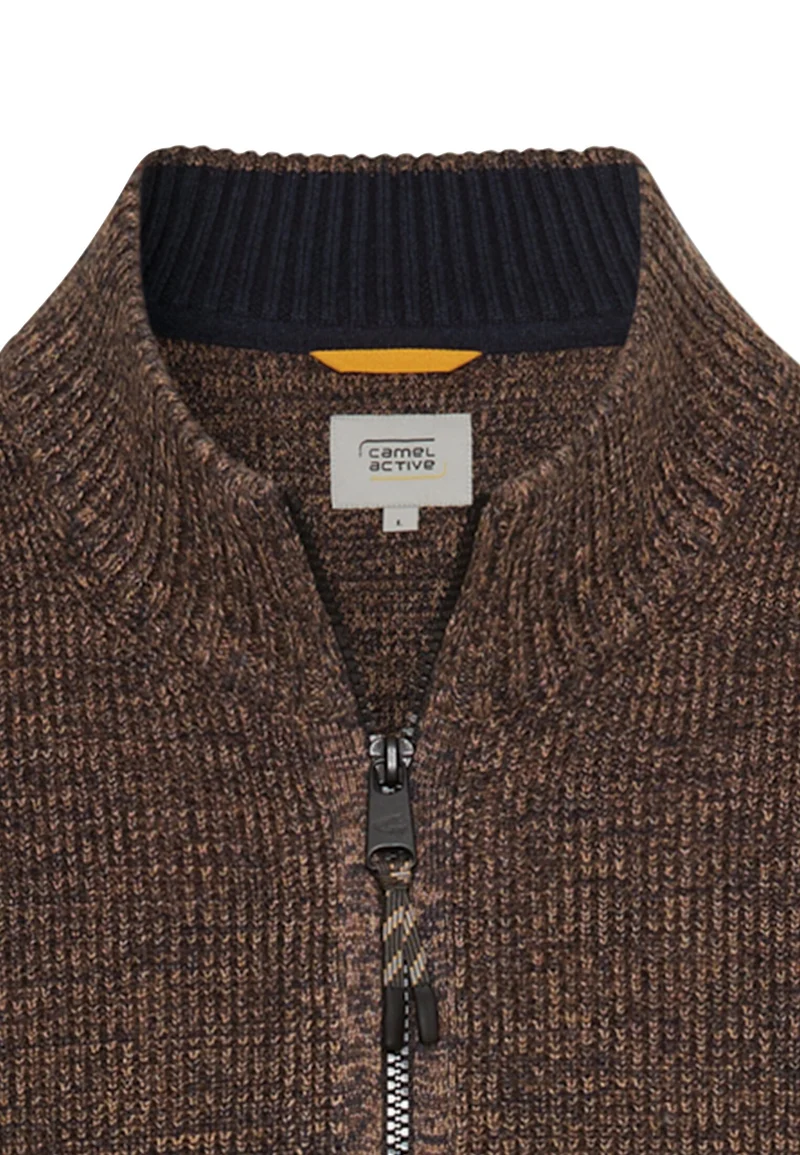 knitted Jacket, Dark Brown