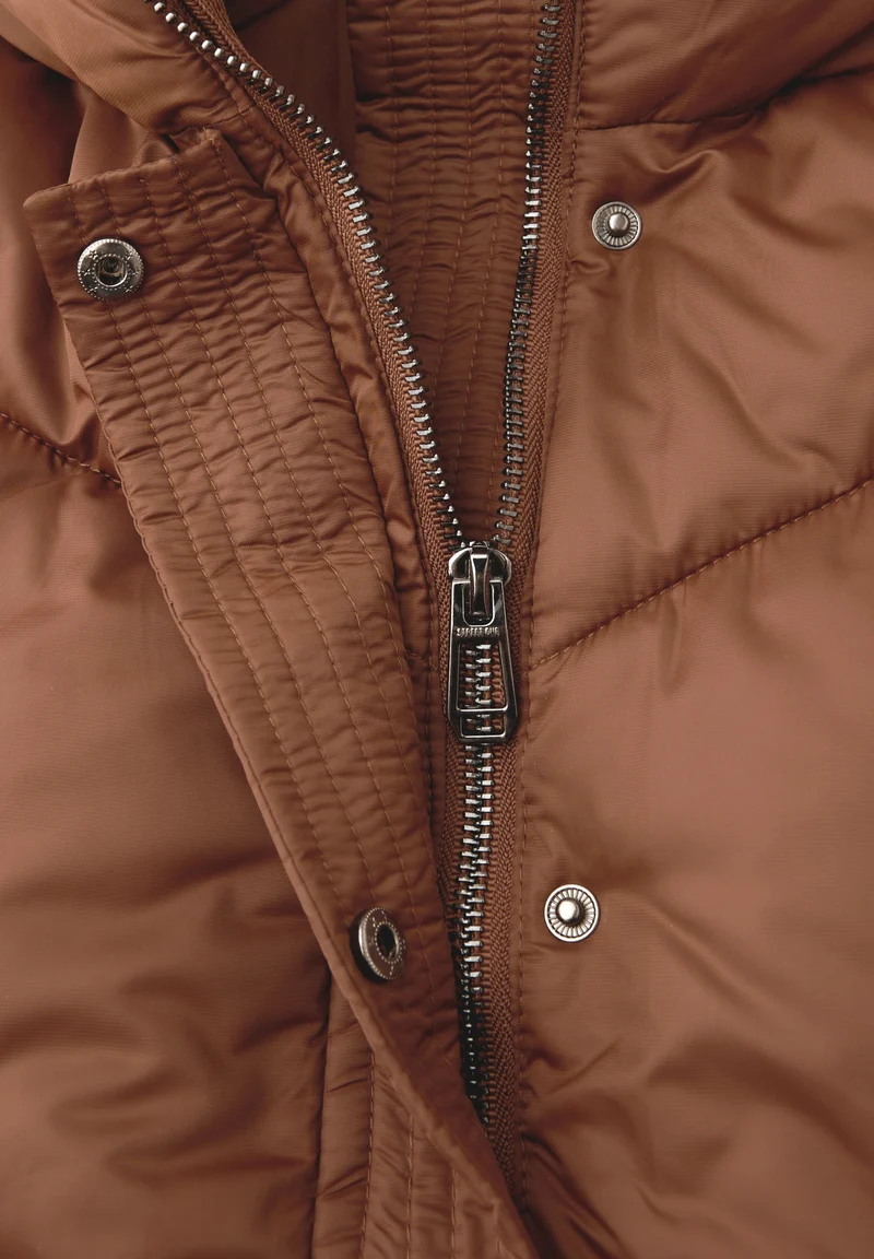 Studio Short Padded Jkt, full brown