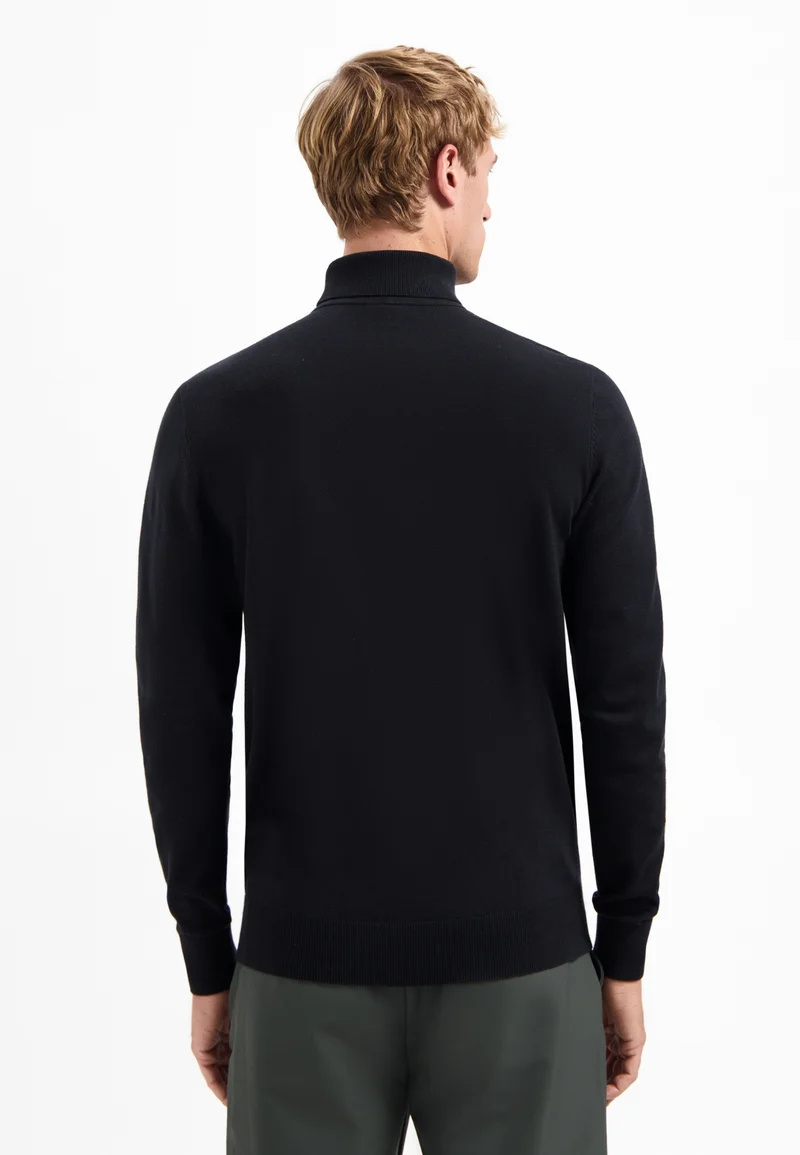 Pullover Roll Neck, Black