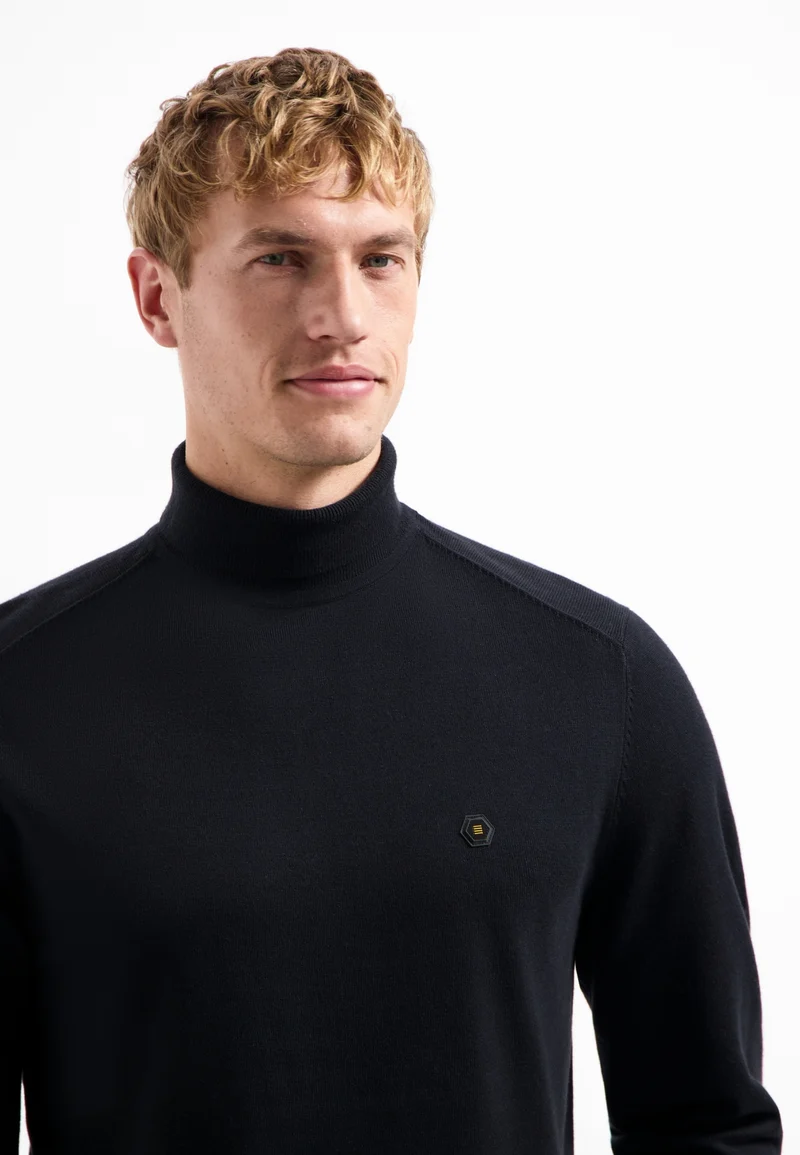 Pullover Roll Neck, Black