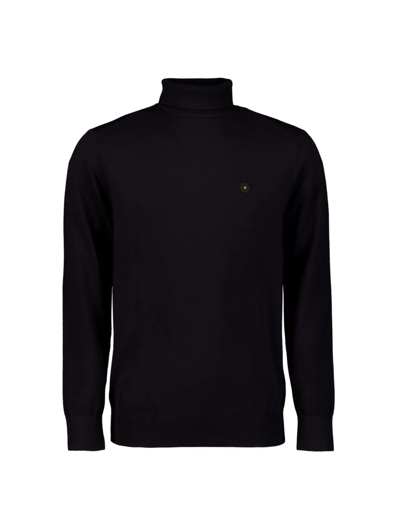 Pullover Roll Neck, Black