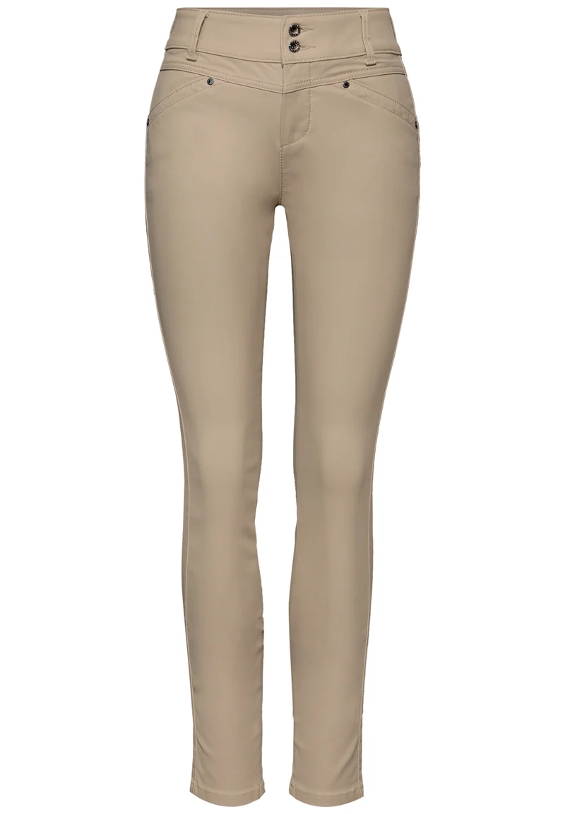 LTD QR_Studio_Slim Fit Coating, dark morn beige