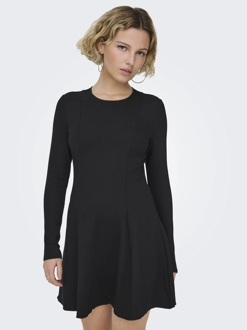 ONLKENYA L/S DRESS JRS, Black