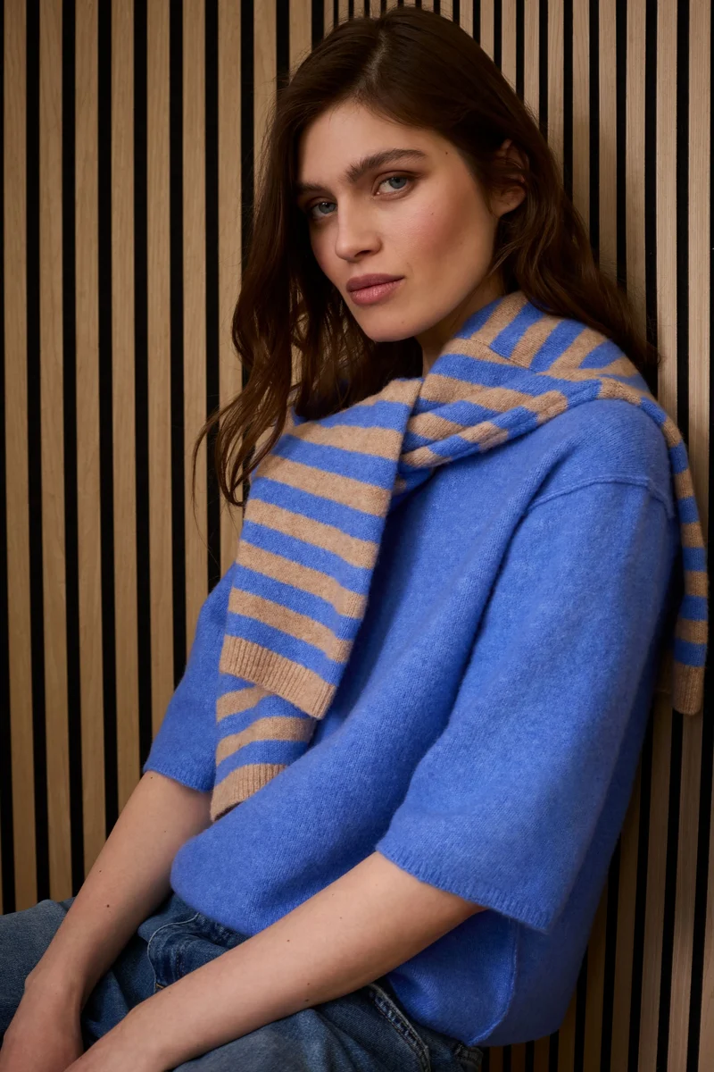 Pullover, camel blue