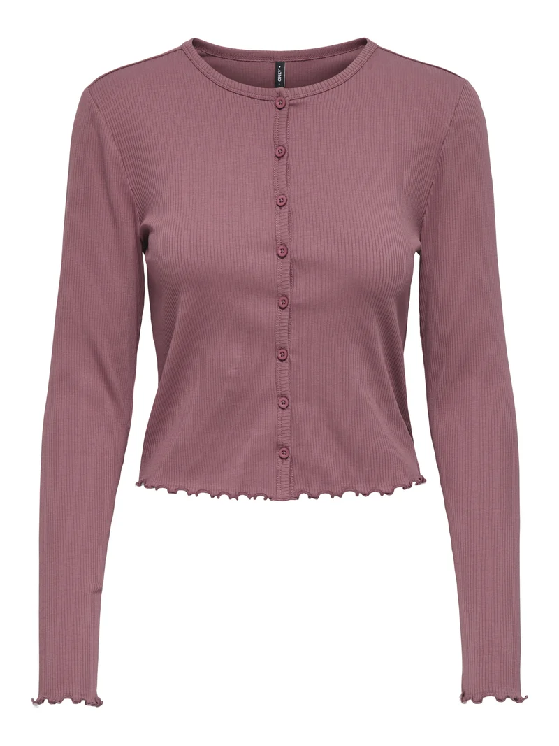 ONLINA L/S CARDIGAN JRS, Rose Brown