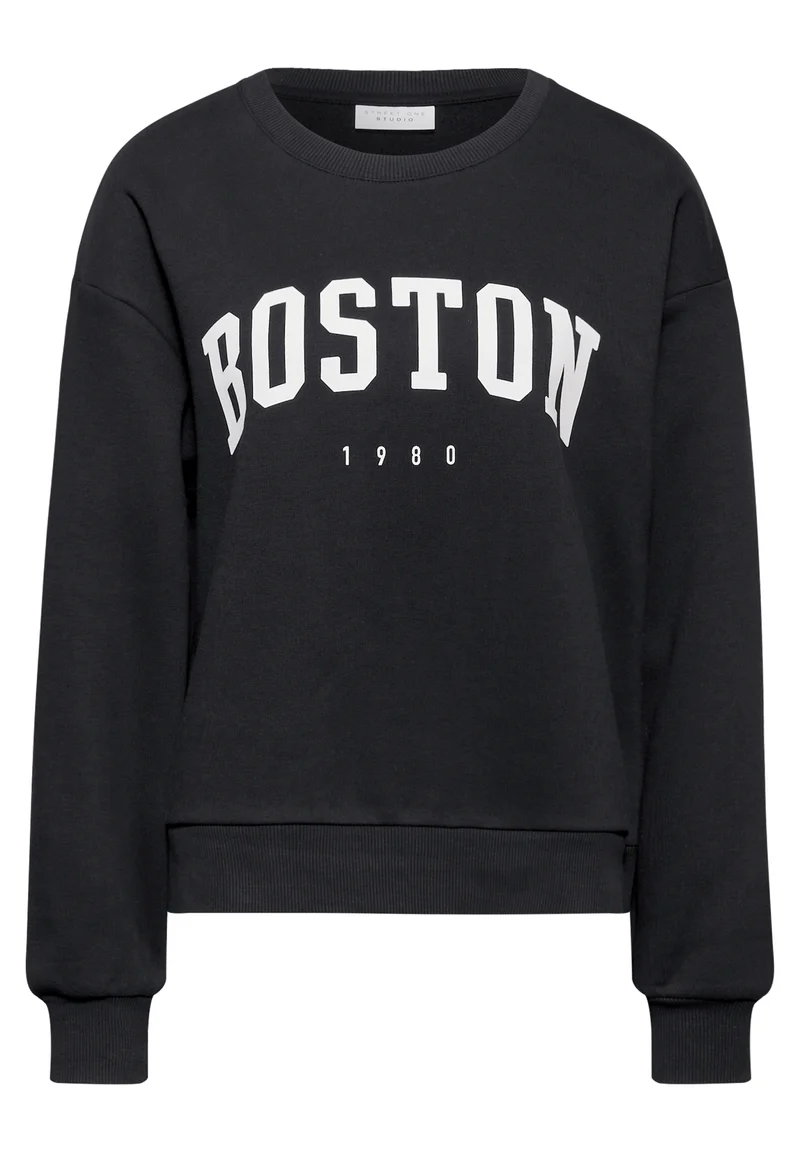 LTD QR Studio Loose Fit Crewne, Black