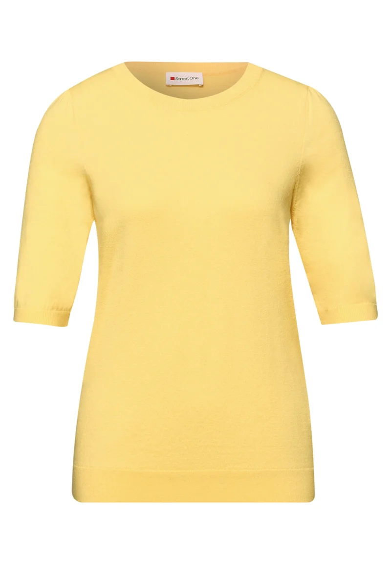LTD_QR_short sleeve, bloom yellow