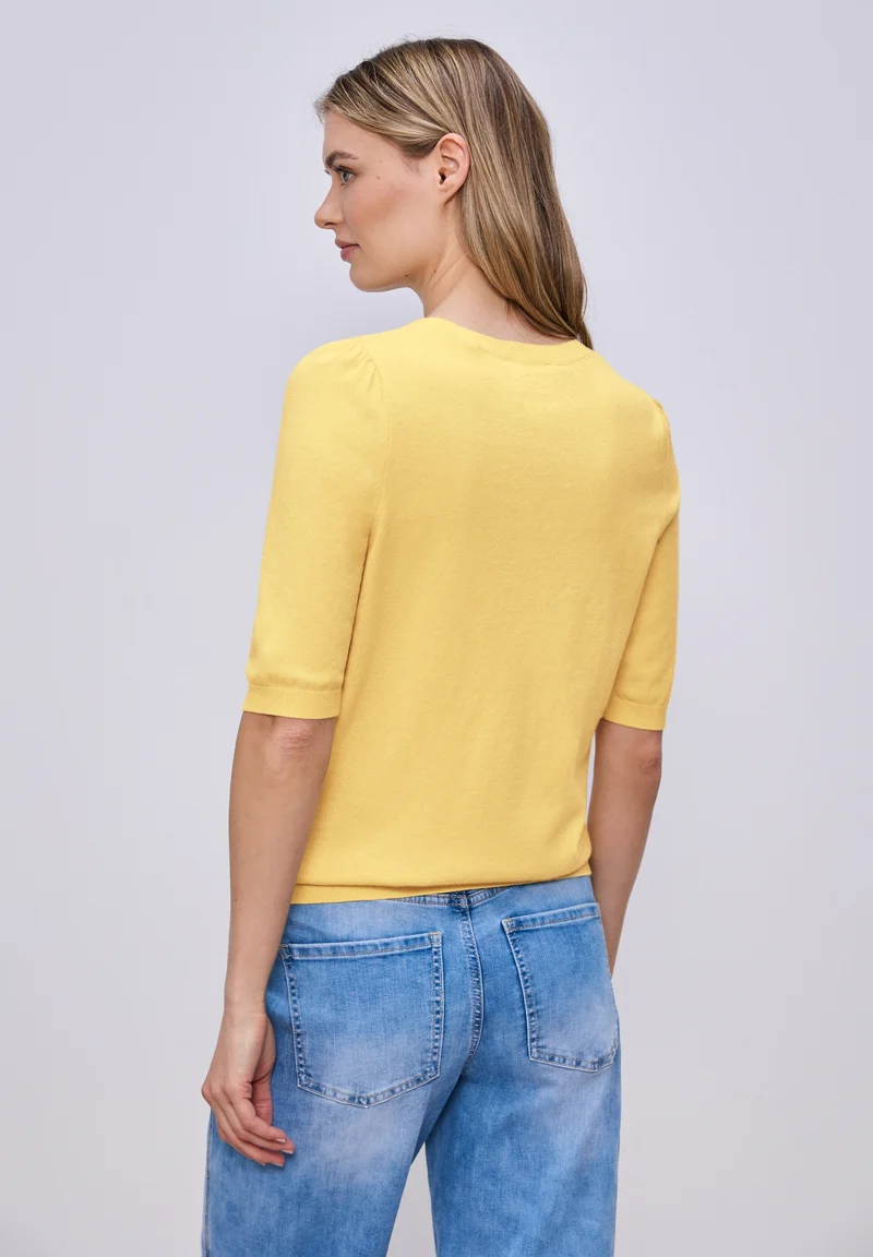 LTD_QR_short sleeve, bloom yellow