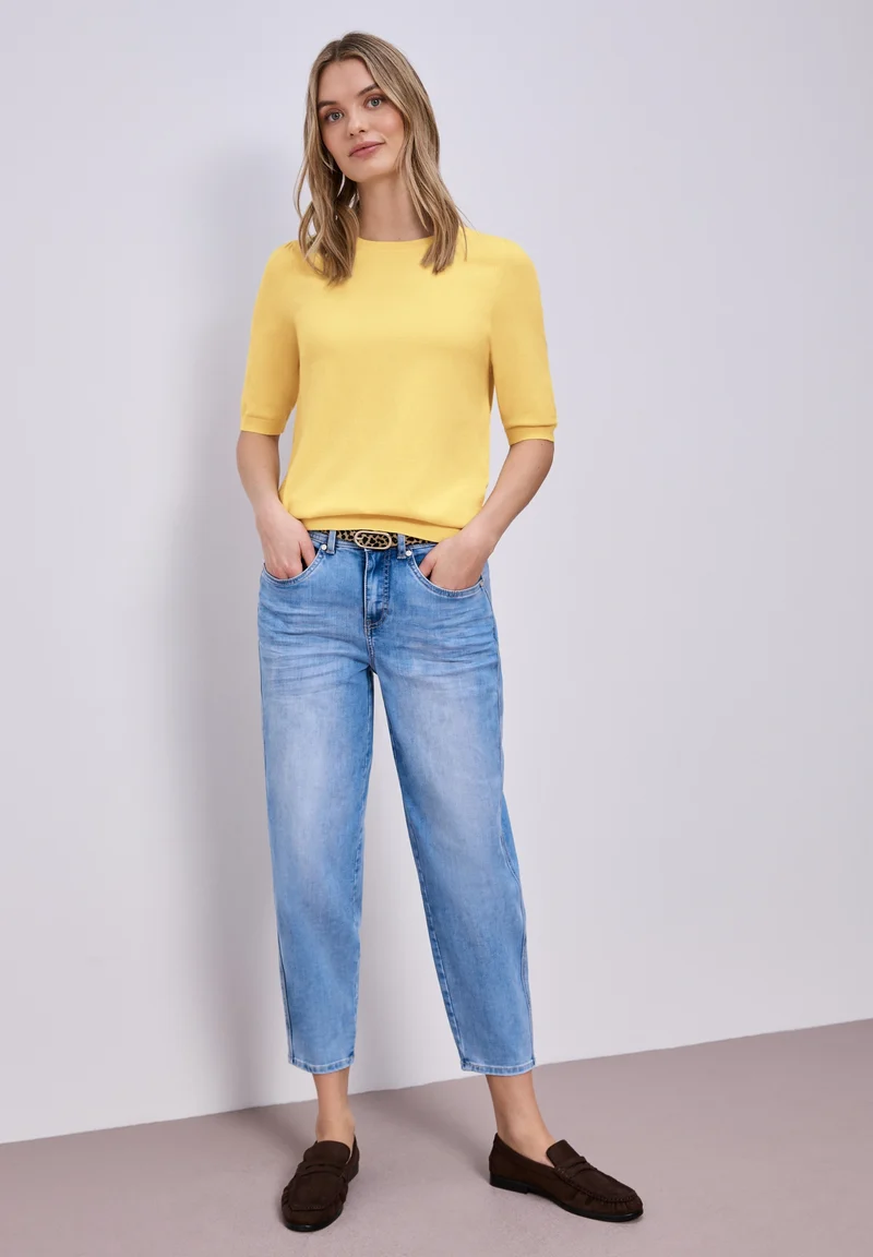LTD_QR_short sleeve, bloom yellow