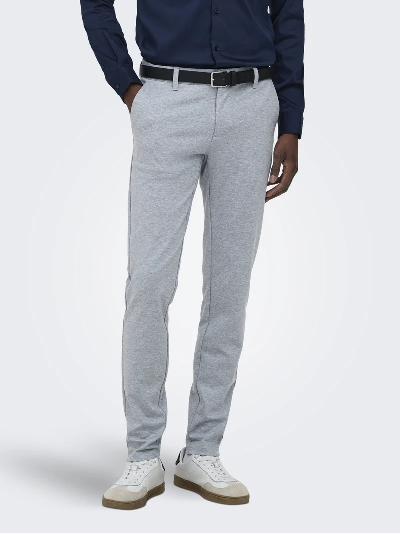 ONSMARK SLIM DITSY 020934 PANT NOOS, Blue Fog/LGM