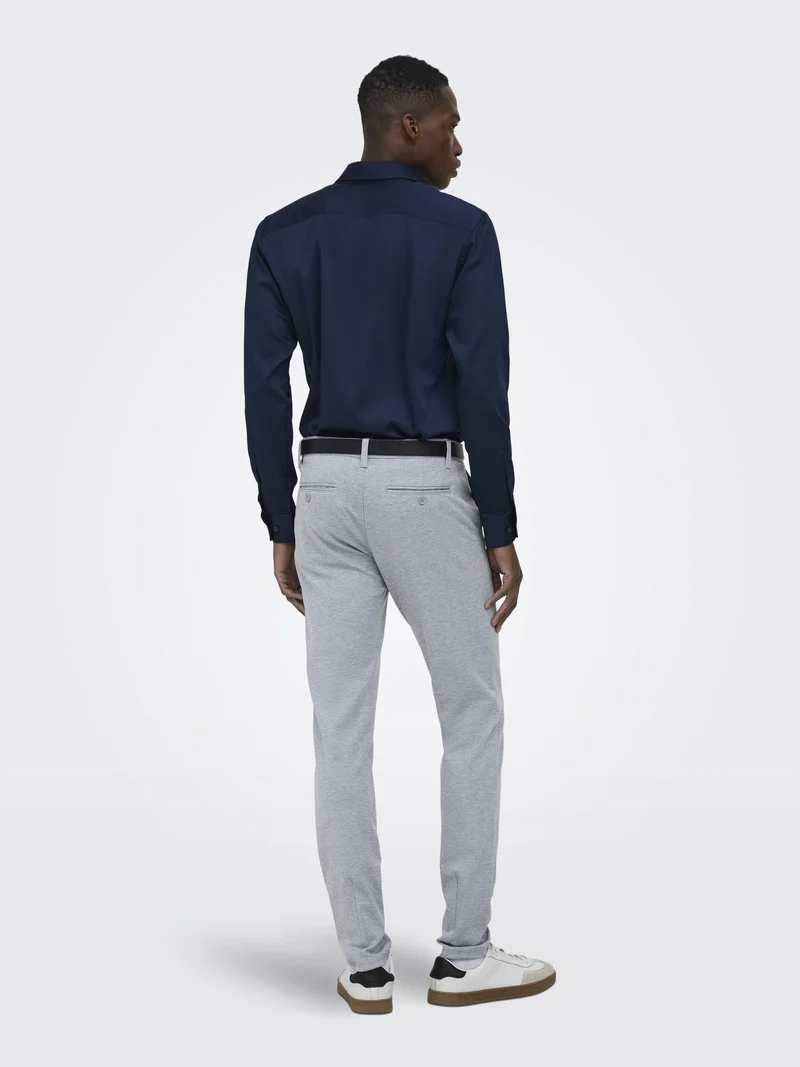 ONSMARK SLIM DITSY 020934 PANT NOOS, Blue Fog/LGM