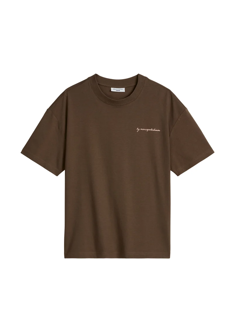 T-Shirt, SSL, Print, Relaxed Fit, Hazelnut Brown