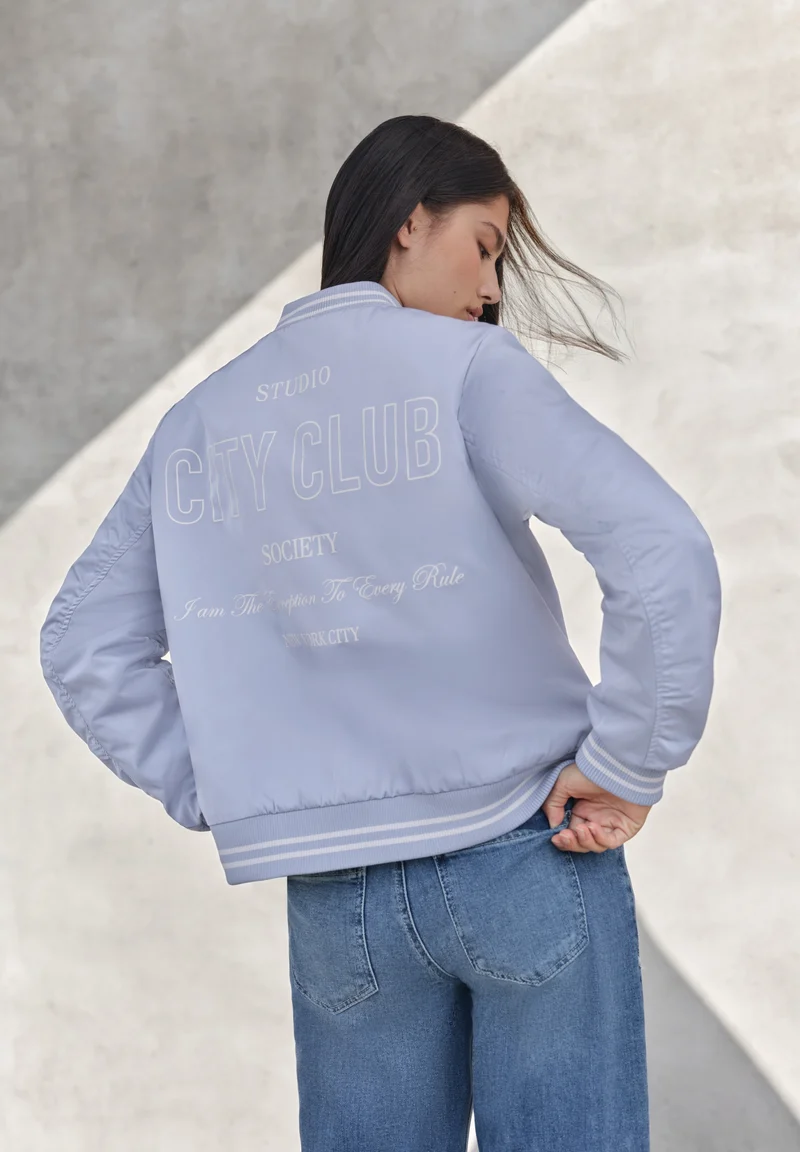 Studio Bomber Jkt, sky lavender blue