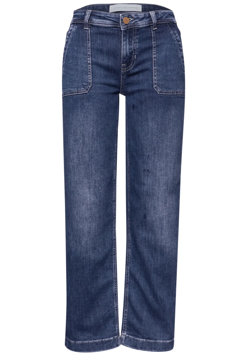 Studio Style Straight Leg,mw,m, Medium Blue Washed