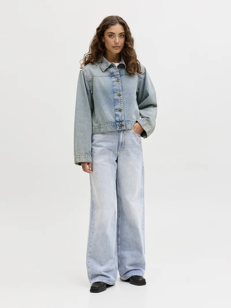 JXTOKYO WIDE HW R400 DNM NOOS, Light Blue Denim