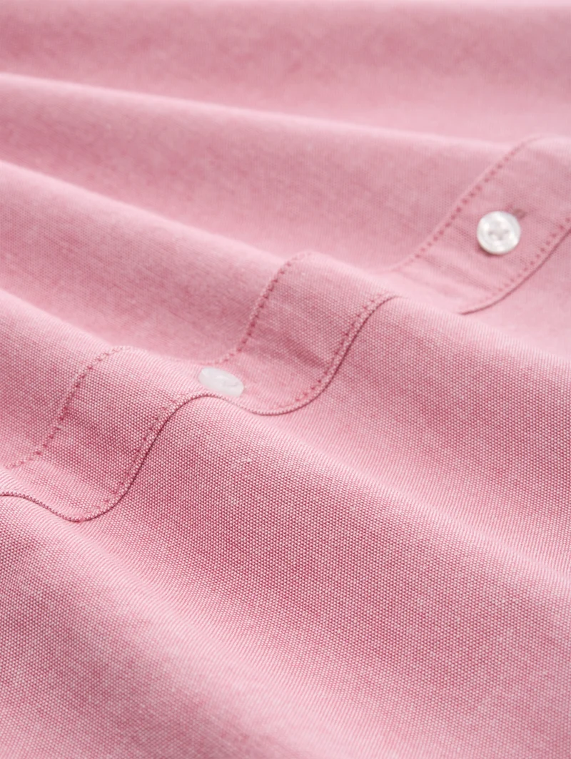 oxford shirt, baroque rose chambray