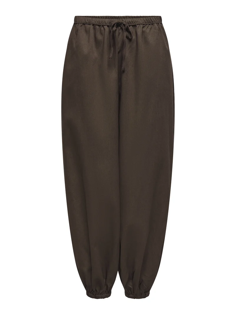 JDYPALOMA MW LOOSE PANT WVN NOOS, Dark Earth