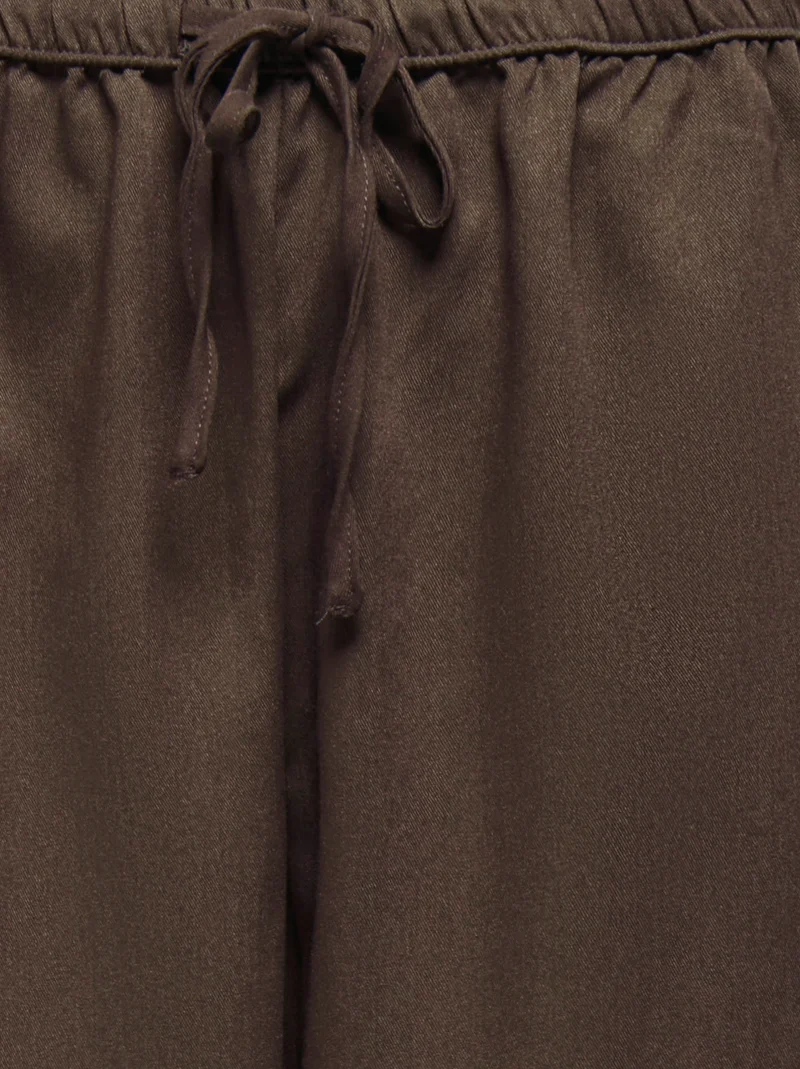 JDYPALOMA MW LOOSE PANT WVN NOOS, Dark Earth