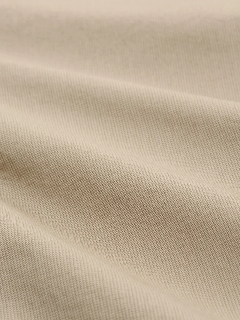 slim printed chino, beige mini geometric print