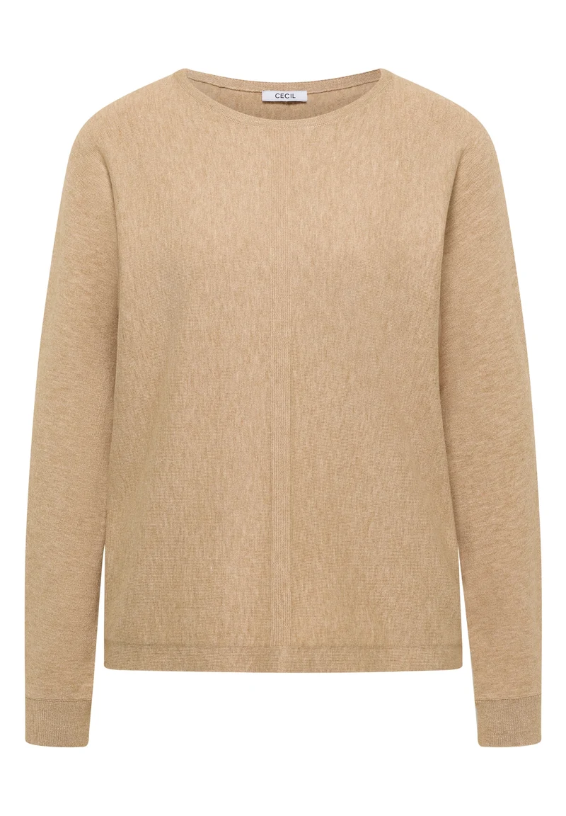 Soft touch dolman, golden camel melange