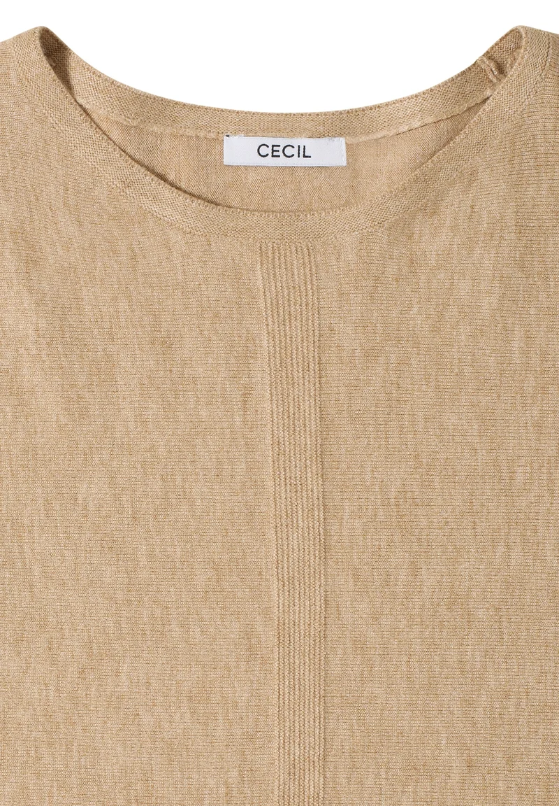 Soft touch dolman, golden camel melange