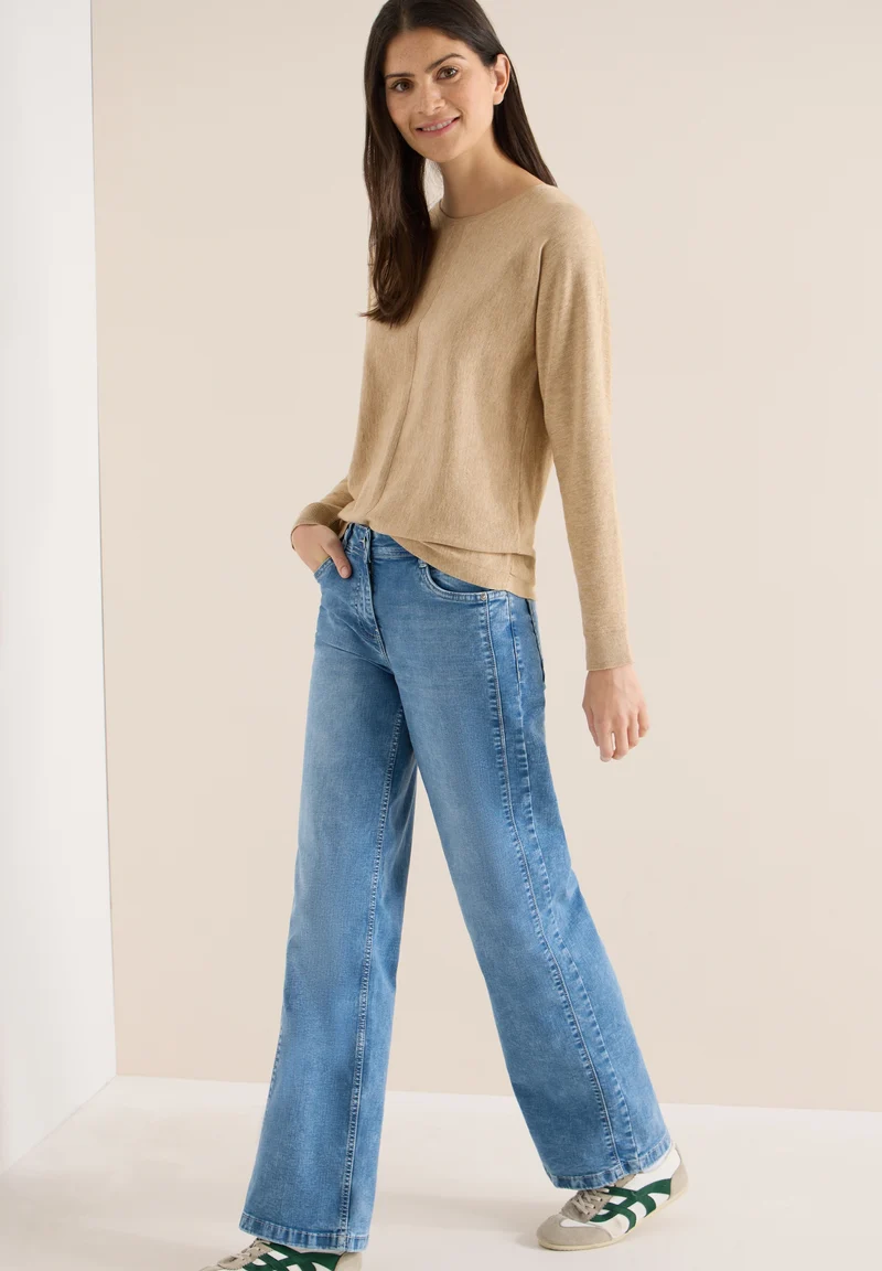 Soft touch dolman, golden camel melange