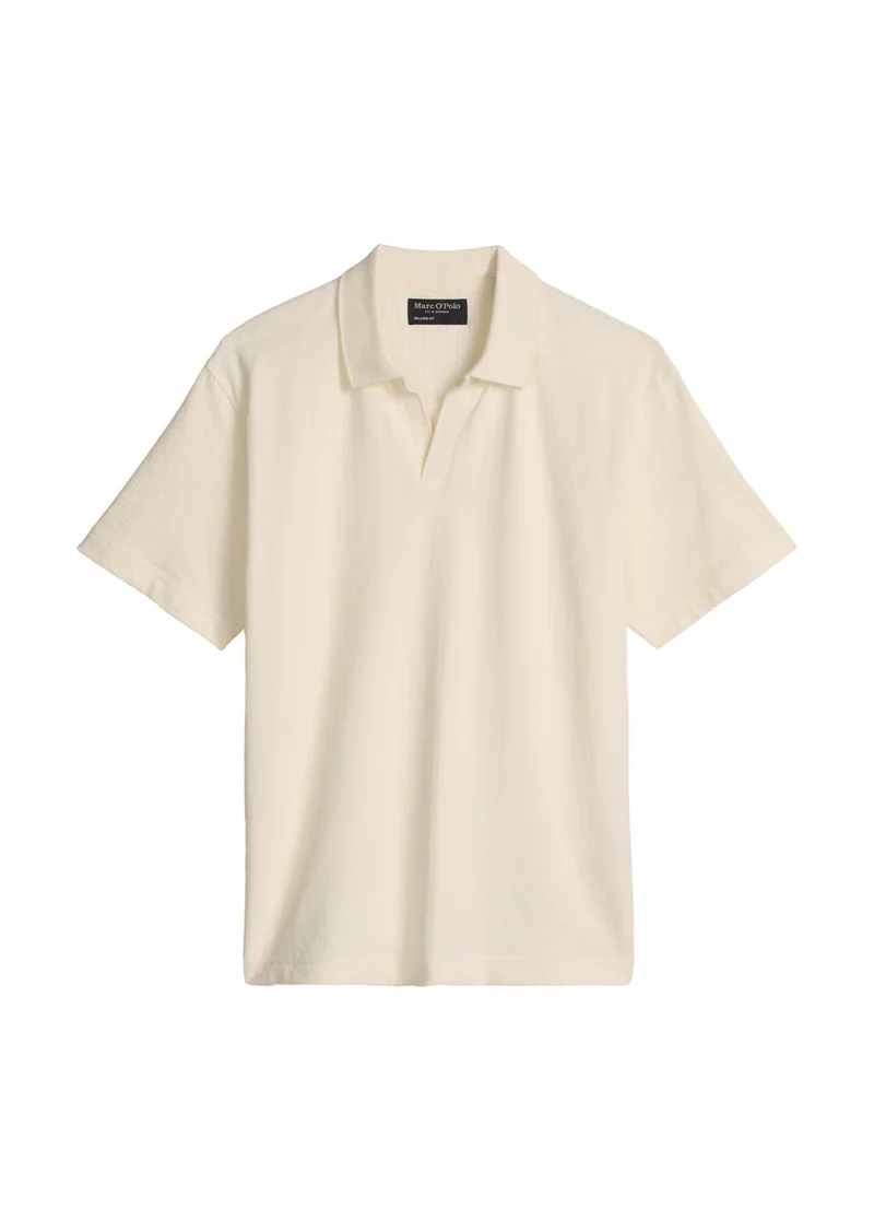 Jersey Poloshirts Shortsleeve, Silky White