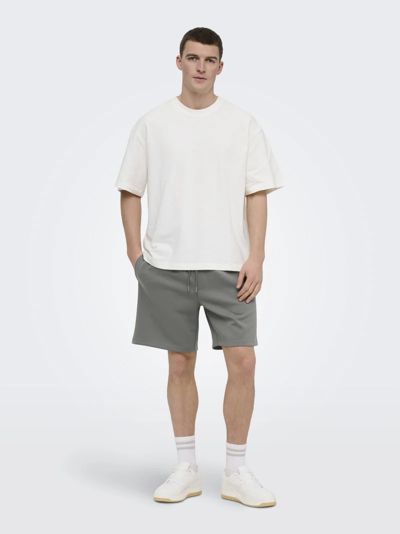 ONSLUCA LIFE RLX S SHORTS SWEAT, Sedona Sage