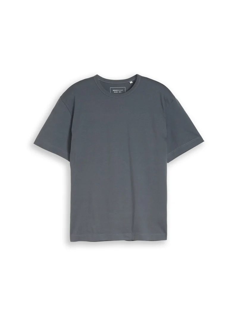 relaxed solid t-shirt, urban medium grey