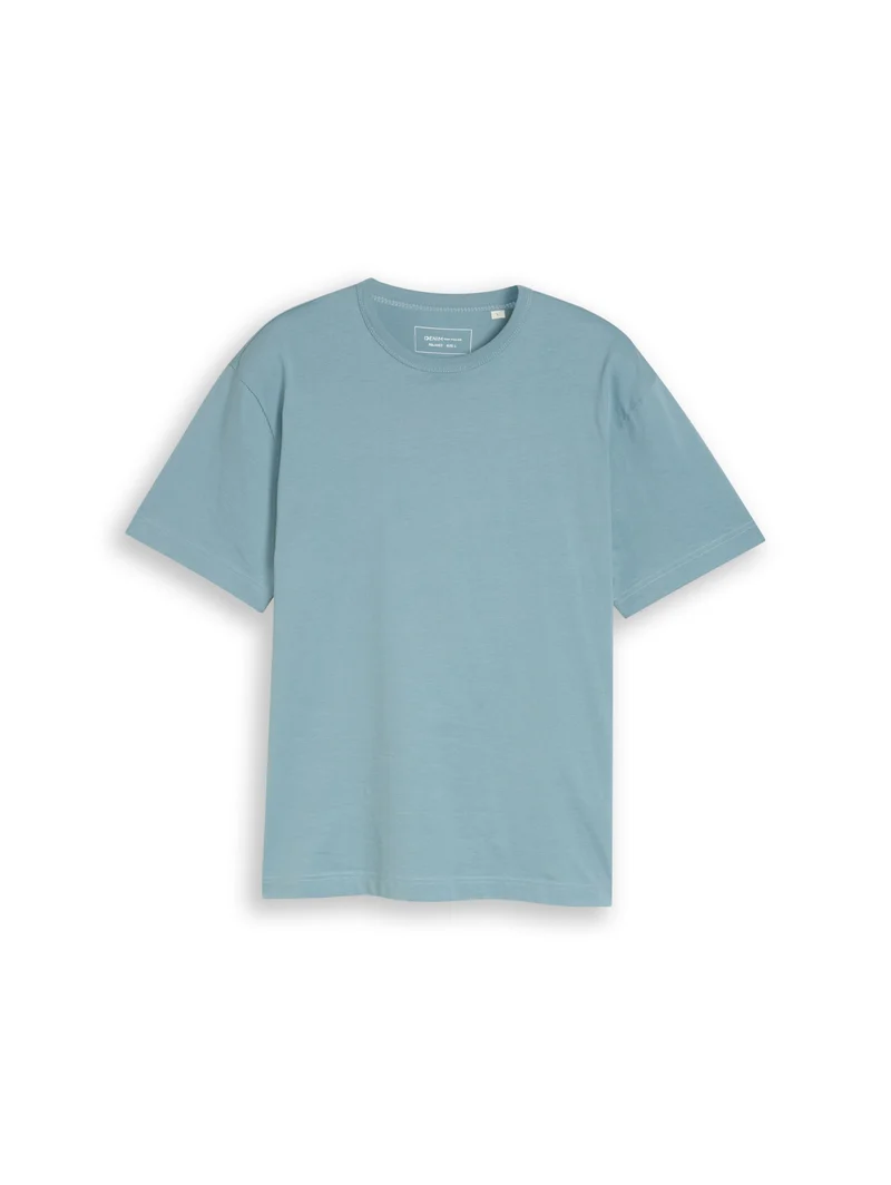 relaxed solid t-shirt, citadel blue