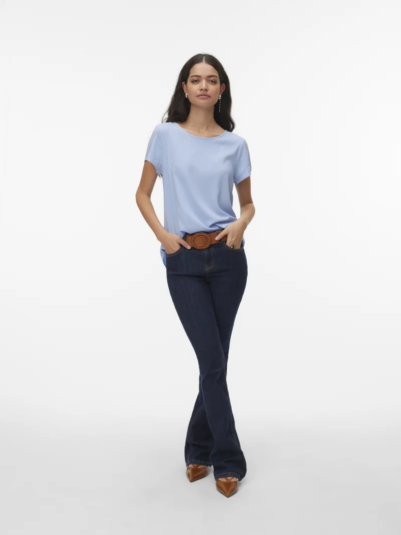 VMBELLA SS TOP WVN NOOS, Brunnera Blue