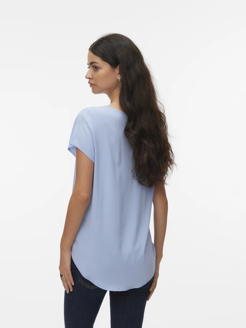 VMBELLA SS TOP WVN NOOS, Brunnera Blue