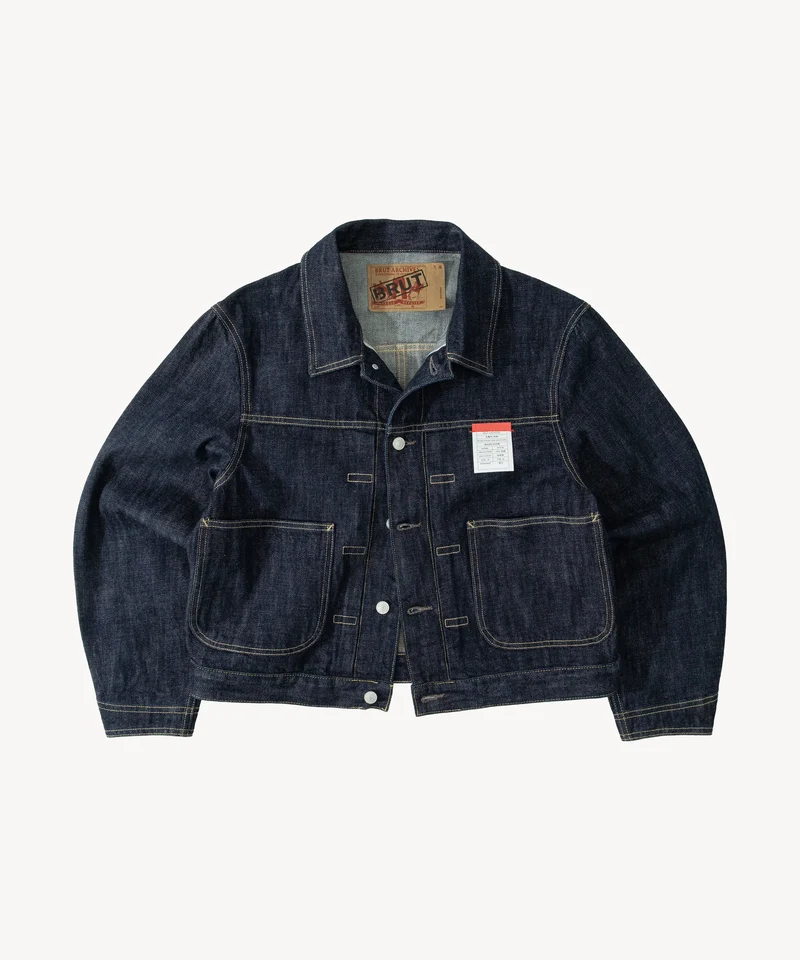 THE PLEATED SELVEDGE DENIM JACKET