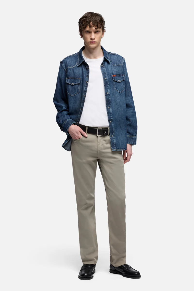 SLIMMY in Luxe Performance Stretch Sateen Driftwood