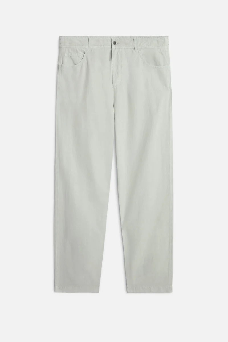 HYBRID JOGGER in Linen Blend Dusty Blue