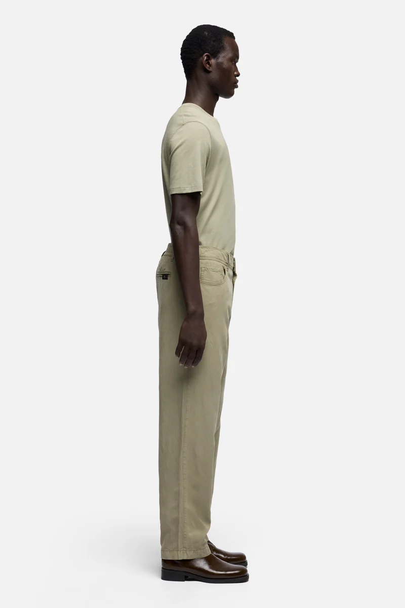 HYBRID JOGGER in Linen Blend Army