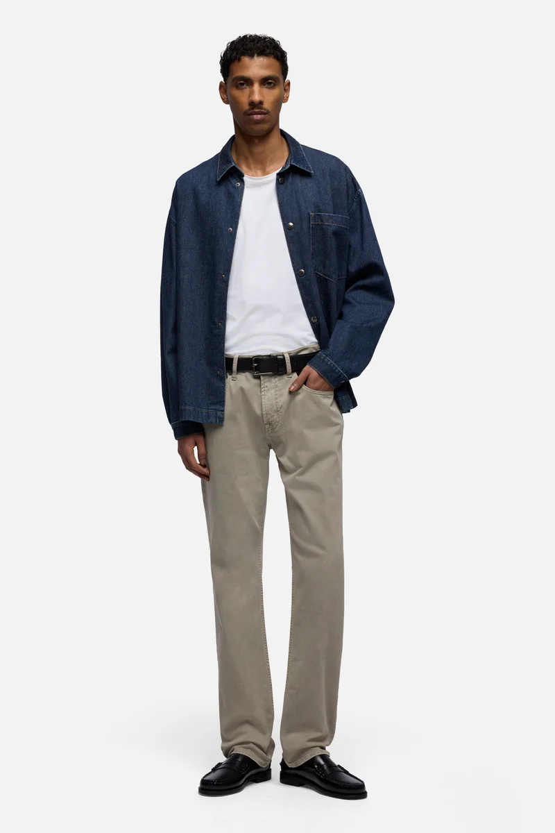 OVERSHIRT in Silk Denim Universe