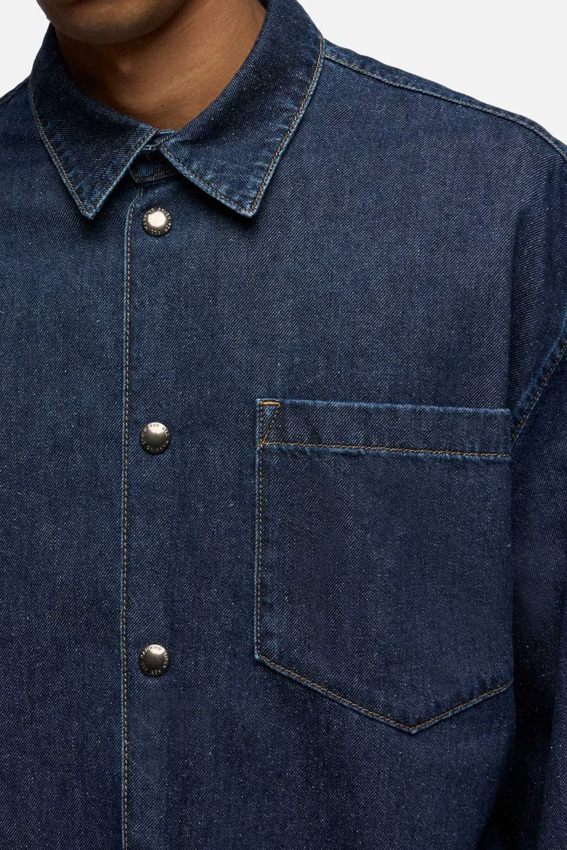 OVERSHIRT in Silk Denim Universe