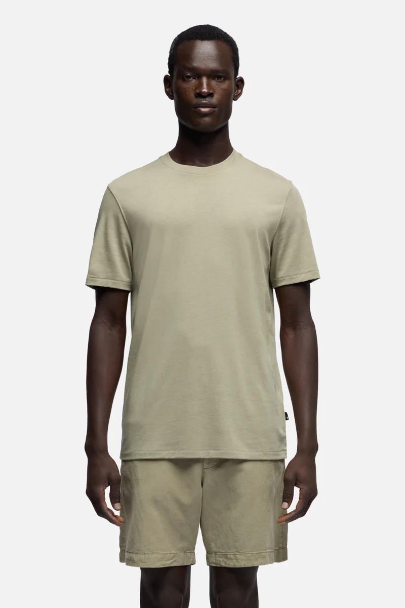 CREWNECK TEE in Lyocell Army