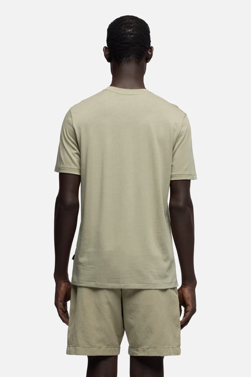 CREWNECK TEE in Lyocell Army