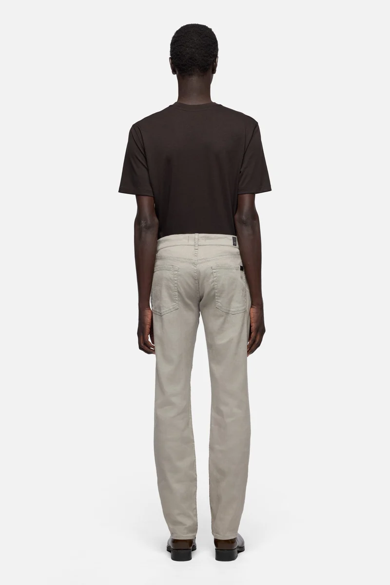 THE STRAIGHT in Denim Linen Iron