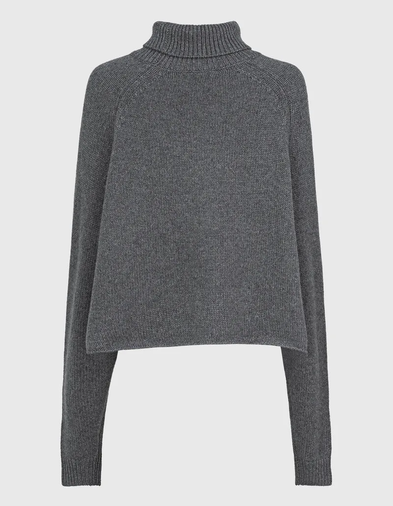 Oversize Kaschmir-Rollkragenpullover Cathie