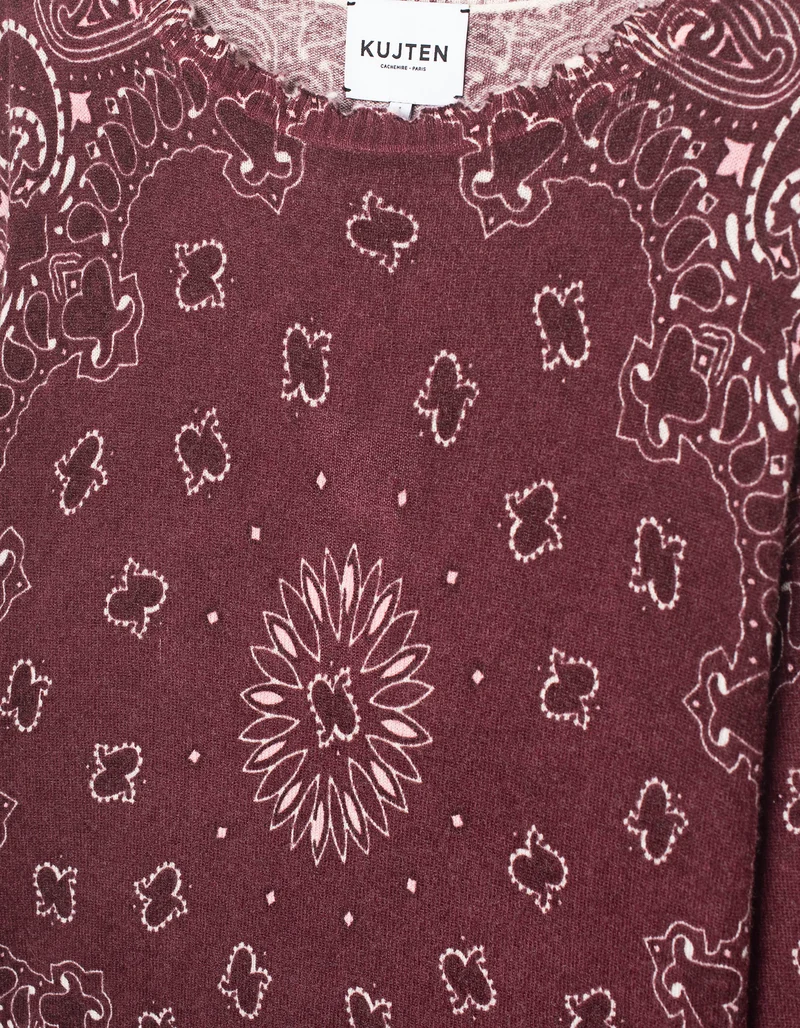 Destroyed Kaschmir-Pullover Mela Bandana
